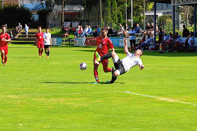 Bild 1: Die besten Bilder der Partie zwischen dem SC Konstanz-Wollmatingen und dem SV Mühlhausen