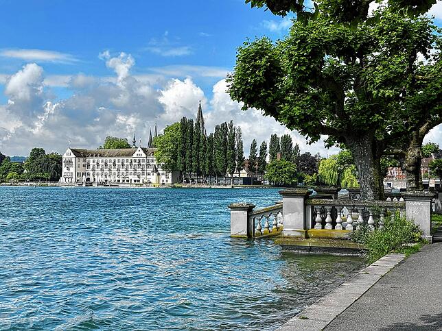 Bild 3: Bodensee im Wandel - Nach dem Hochwasser 2024 folgt jetzt das Rekord-Niedrigwasser 2025