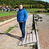 Marco Hörenz, Vorsitzender des TuS Blumberg, steht am 2. Oktober im Stadion des Werner-Gerber-Sportzentrums, wo einiges im Argen liegt, ...
