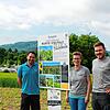 Jürgen Blum, Julia Kerber und Martin Joos (von links) haben viele Ideen verwirklicht, um die Felder-Touren für Einheimische und Gäste ...