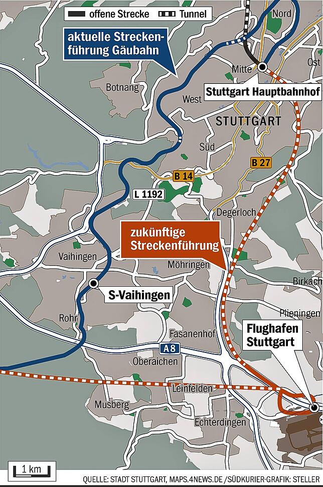 Bild 1: Bahn widerspricht Berichterstattung: Sechs oder zehn Jahre Unterbrechung bei der Gäubahn?
