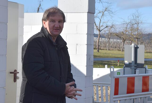 Thomas Luib von der Raiffeisenbank Bad Saulgau eG, dem Investor des Penny-Markts in Bodman.