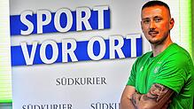 Bezirksliga-Querpass: Marco Romano (28) vom SV Herten stellt sich den Fragen von SÜDKURIER-Regiosport Hochrhein und tippt den ...