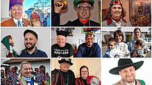 Bild : So feiern Narren in der Region trotz allem (ein bisschen) die Fasnet