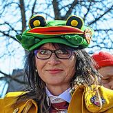 „Ich fand, dass gerade am Schmutzigen Donnerstag sehr viel los war auf dem Marktplatz.“ Froschenpräsidentin Annette Wrzeszcz