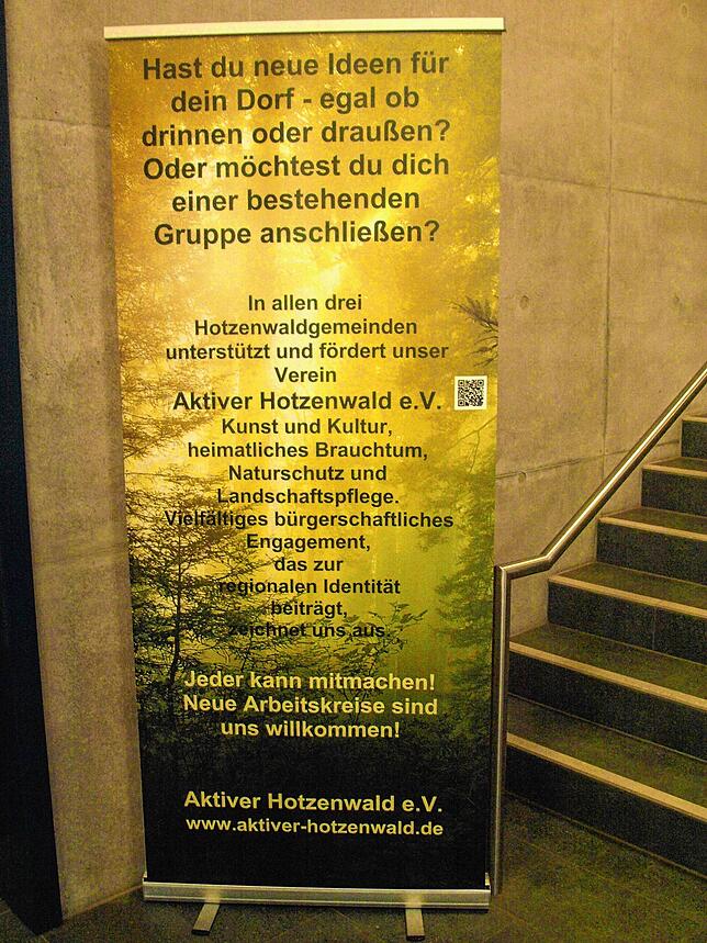 Die etwas andere Vereinsform des Aktiven Hotzenwald machte dieser in einem Aufsteller deutlich.