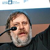 Der slowenische Philosoph Slavoj Zizek bei einer Veranstaltung in Bilbao.