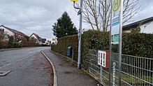 Die neuen Fahrpläne bringen nicht für alle Verbesserungen: An der Haltestelle Cottastraße in Spaltenstein halten bislang der 9er und ...