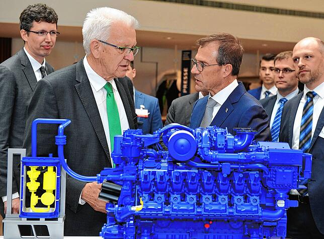 Andreas Schell trifft Ministerpräsident Kretschmann Baden-Württembergs Ministerpräsident Winfried Kretschmann war im Mai in Friedrichshafen zur Besuch.