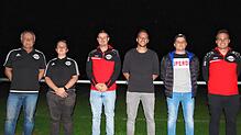 Die neue Vereinsspitze des FC Wallbach ASV (von links): Vorsitzender und Präsident Peter Weiß, der zweite und Hauptkassierer Andreas ...