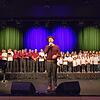 Große Stimmen: Sänger Max Mutzke sang auf der Bühne der neuen Stadthalle sechs Lieder. Beim letzten Lied bekam er Unterstützung von ...