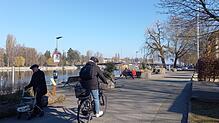 (Archivbild von Anfang März 2025) Am Webersteig am Ufer des Seerheins trafen am 27. Februar Opfer und Täter aufeinander. Die ...