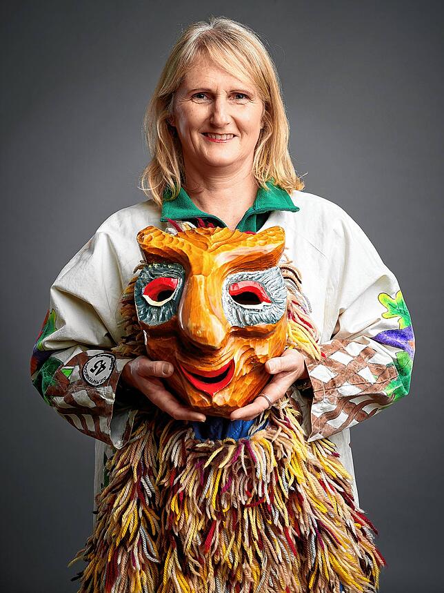 Bild 19: Wer verbirgt sich hinter der Larve? Zweiter Teil des Foto-Projekts über die Gesichter der Fasnacht
