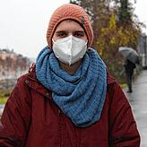Stephanie Schatz aus Waldshut kommt gerade aus der Innenstadt zurück.