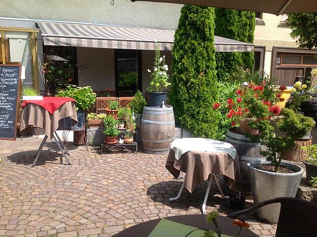 Das Gasthaus zum Fährmann.