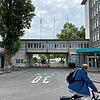 Der Eingang zum ehemaligen Siemens-Areal. In drei Jahren sollen auf dem Areal die ersten Wohnungen fertig sein.