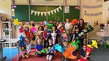 Die Klasse 1 A der Sommertalschule Meersburg mit ihrer Klassenlehrerin Heike Jäger.