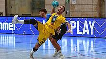 Steuerte sechs Tore zum Konstanzer 35:31-Sieg gegen den VfL Pfullingen bei: Christos Erifopoulos (vorne).