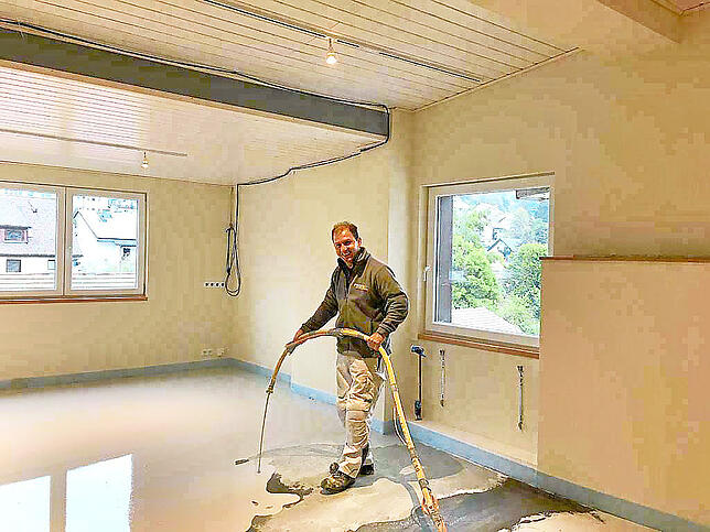 Dank vieler Arbeitsstunden von Mitgliedern der Zunft ist die Sanierung des 200 Quadratmeter großen „Geißenstalls“ gelungen.