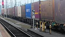 Güterzüge am Badischen Bahnhof in Basel im Jahr 2017. Rollen in Zukunft auch mehr von ihnen auf der Hochrheinstrecke?