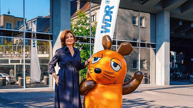 Zwei Gesichter des WDR: Katrin Vernau und die berühmte Maus aus der „Sendung mit der Maus“.