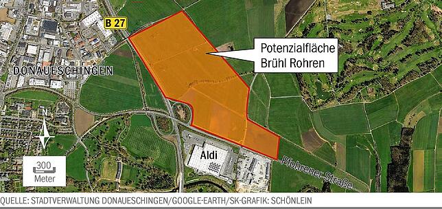 Bild 1: Ärger über designiertes Gewerbegebiet: Hat Donaueschingen noch ausreichend Flächen?