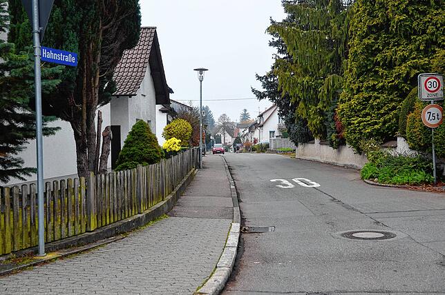 Auch die Hahnstraße soll künftig Teil der Fahrradstraße werden.