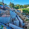 Komplex: Direkt neben der Wehra entsteht das neue Wasserkraftwerk der Papierfabrik Lenz. Im Gegensatz zu früher wird das Wasser hier nur ...