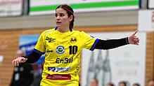 Die Allensbacher Handballerinnen (hier Tabea Maier) gehen in die Saisonverlängerung und müssen versuchen, den Klassenerhalt in der ...