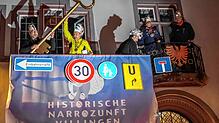 Bild : Fasnet Villingen: Die Narren holen sich ihren Rathausschlüssel vom OB