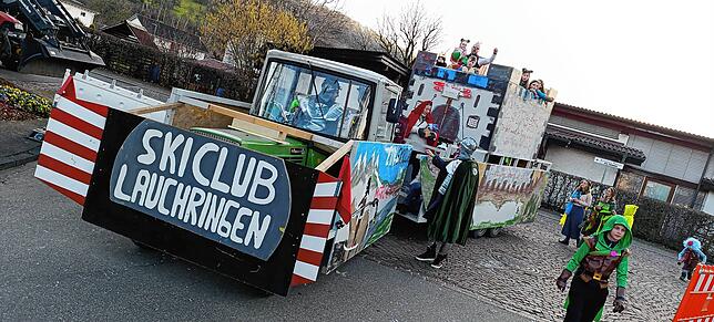 Bild 10: So schön war die gemeinsame Straßenfasnet in Oberlauchringen
