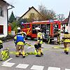 Die Feuerwehr Dettighofen bei der Arbeit: Die Gemeindewehr verzeichnet einen drastischen Mitgliedermangel und sah sich zu einem ...