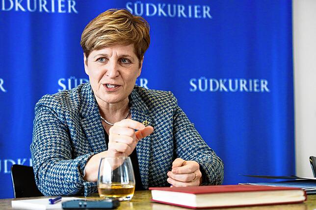 Gibt sich kämpferisch: Nicole Razavi (CDU), Ministerin für Wohnen und Landesentwicklung.