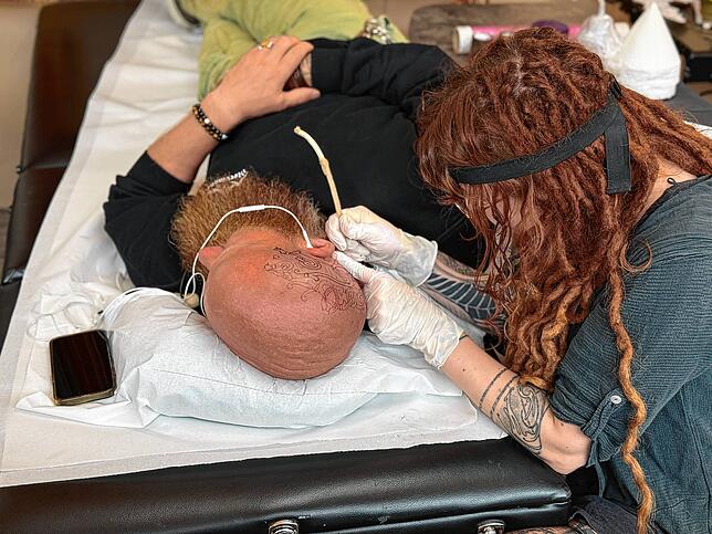 Bild 11: Ihre Kunst geht unter die Haut: Die schönsten Bilder der Tattoo-Expo in Tiengen
