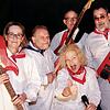 Die Narrenband Mülleris Rock besteht aus (von links): Karin Häßler an Gitarre und Trompete, Drummer Stefan Geib, Sängerin Heike Wagner, ...
