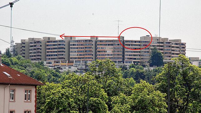 Unser Bild zeigt den Weg, den der kleine Junge gegangen sein muss. Startpunkt war das Haus Kopbsbühl 78. Entdeckt wurde er schließlich ...