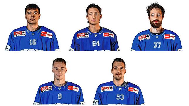 Ein Quintett, das in den nächsten Tagen auf Länderspieltour ist und zudem auch nächste Saison für die Wild Wings spielen wird. Obere ...