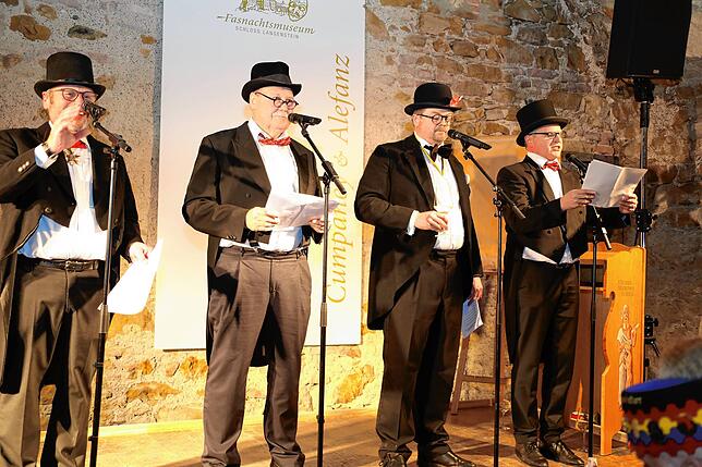 Die Loschore hat den Alefanz vorgeschlagen und gesungen: Marzin Schäuble, Karl Amann, Holger Schank und Michael Zehnle (von links).
