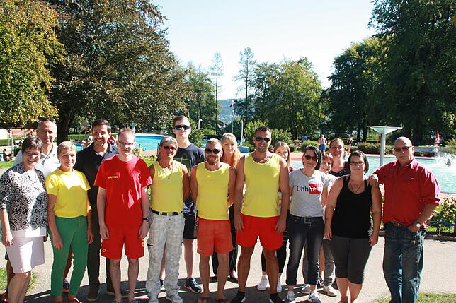 Das Team des Waldbads Bad Säckingen verabschiedete sich bis zur nächsten Saison. Eine harmonische Abschlussfeier beendete einen Sommer ...