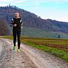 Roland Gröflin aus dem Schweizer Rheinfelden startet am Samstag seinen Lauf rund um die Schweiz und läuft dabei wie hier auf dem Bild ...