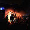 Am Montagabend wurde die Feuerwehr Markdorf wegen eines Brandes in einem Wohnhaus in der Straße zum Burgstall alarmiert.