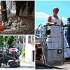 Die Gedenkstelle für die ermordete Sabrina P. in Stockach, ein umgestürzter Traktor in Wahlwies und ein Hochzeitspaar am Schweizer Feiertag.