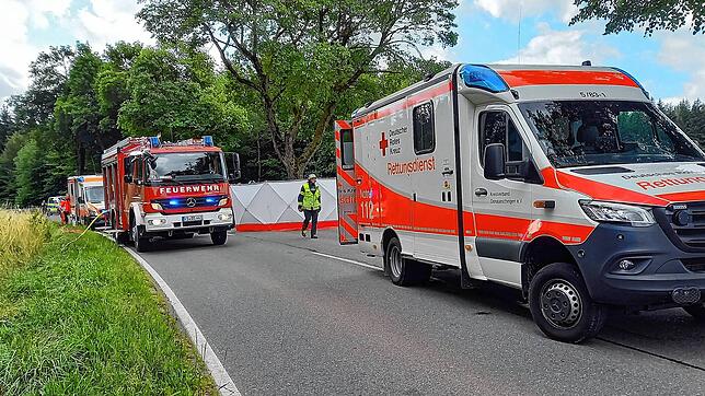 Schwerer Unfall auf der Landstraße 180 zwischen Wolterdingen und Donaueschingen.