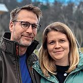 Sebastian und Isabel Sonntag finden das Schwaketenbad sehr schön und kommen gerne mit ihren Kindern zum Schwimmen aus Engen nach Konstanz.