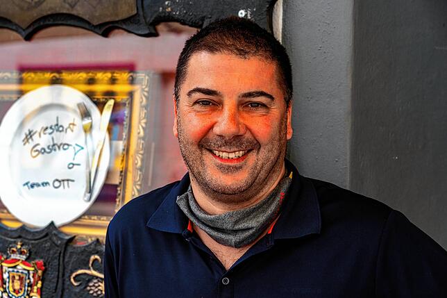 Domenico Wittkopf vom Gasthaus Ott.
