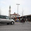 Bald soll Schluss sein mit dem Linksabbiegen von der Bodanstraße zum Bahnhof. Nach dem C-Konzept sollen Autos über einen Kreisel zurück ...
