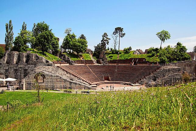 Augusta Raurica: So sieht das Theater im Sommer aus.