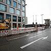 Die Bagger sind da: Die Straßenbauarbeiten für den Kreisverkehr vor dem Konstanzer Lago haben begonnen.