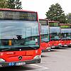 2016 auf dem Betriebshof: Die Bus-Flotte ist deutlich moderner geworden, weil die Stadtwerke beständig investieren. Doch das kostet auch ...