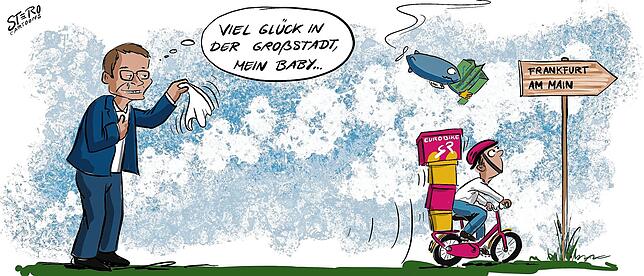 Bild 11: Die Karikatur der Woche: Wie weit weg ist noch zu nah dran?